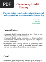 Unit 1: Community Health Nursing