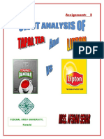 31547257 Swot Analysis b w Lipton and Tapal