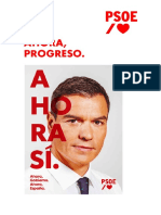 Ahora Progreso Programa PSOE 10N 31102019