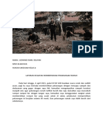 Hukum Lingkungan (Laporan Membersihkan Lingkungan Achmad Danil Selayan B1a019181)