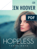 Hopeless (Tanpa Daya) by Colleen Hoover