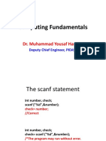 Computing Fundamentals: Dr. Muhammad Yousaf Hamza