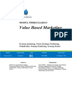 Modul Value Based Marketing (TM01)