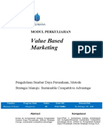 Modul Value Based-Marketing (TM03)