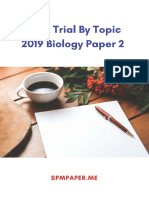 2019 SPM Trial Biology P2 Question