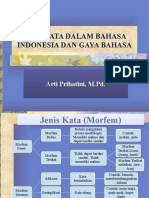 Tata Kata dan Gaya Bahasa