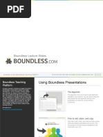 Boundless Lecture Slides: Available On The Boundless Teaching Platform