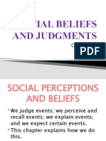 Chapter 3 - Social Beliefs and Judgments, Spring 2021