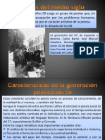 La Generación Poética del 50. Características, Autores y Obras. Ángel González