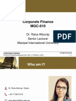 Chapter 01 Introduction Corporate Finance