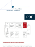 Chapter 11 - Measurement - Operational Definition