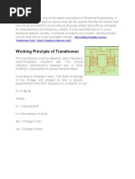 Working Principle of Transformer: The Working Procedure On How