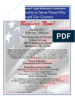 3rd Annual Veterans' Legal Assistance Conference