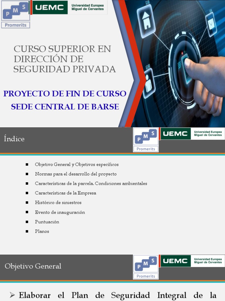 PFC - Curso Superior en Dirección de Seguridad Privada | PDF ...