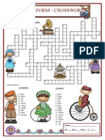 Ing Form - Crossword: Fill in The Crossword Puzzle