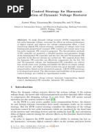 Digital Control Strategy For Harmonic Compensation of Dynamic Voltage Restorer