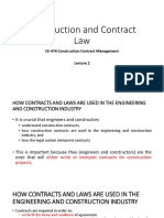 Construction and Contract Law