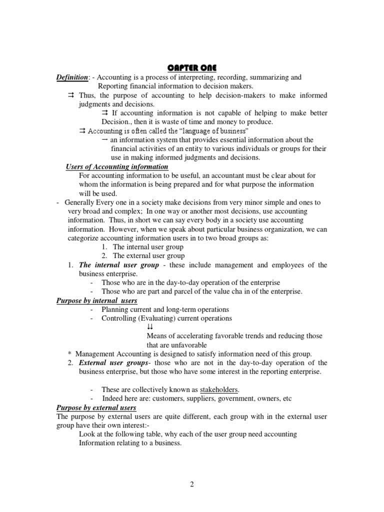Principles of Accounting I (ACFN 211) | PDF | Debits And Credits ...