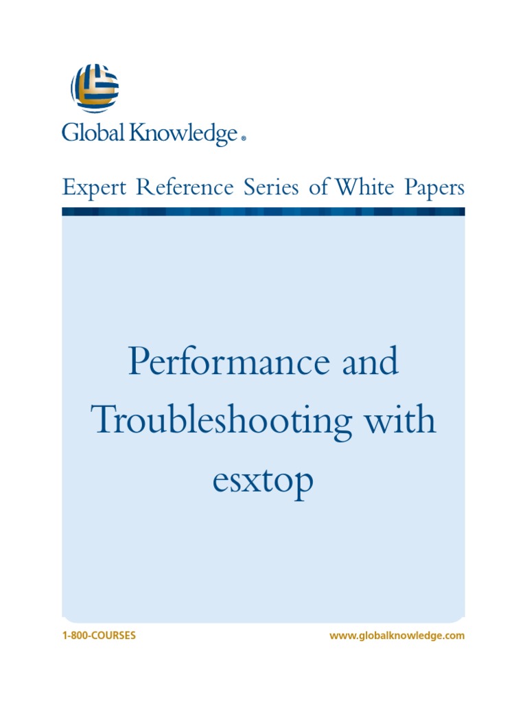 WP VM Performance and Troubleshootinng Esxtop | PDF | Command Line ...