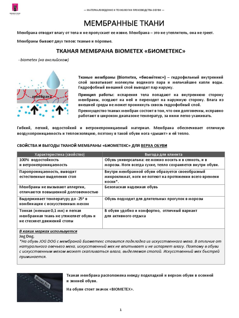 Реферат: Мембранные технологии