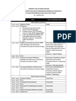 Jadwal Pelatihan Dasar CSRRP 4