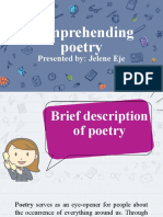 Chapter 3 - Comprehending Poetry