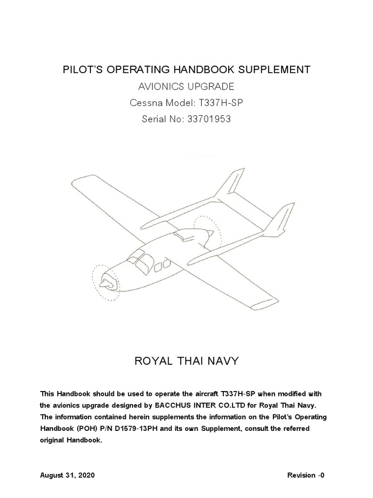 T337H-SP Avionics Upgrade Manual | PDF | Avionics | Visual Flight Rules
