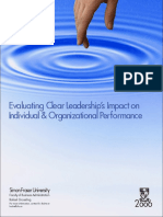 Evaluating Clear Leadership's Impact On Individual & Organizational Performance