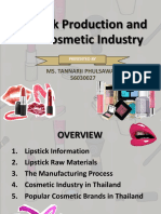 Thai Lipstick and Cosmectic Industry by Ms. Tannarii Phulsawadi