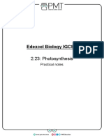 Edexcel Biology IGCSE: 2.23: Photosynthesis