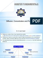 Mass Transfer Fundamentals: Diffusion, Concentration and Fick's Law