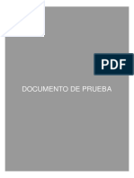 Documento de Prueba