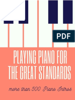 Playing Piano For The Great Standardsmore