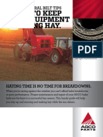 How To Keep Your Equipment Making Hay.: Agricultural Belt Tips