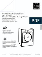 Front-Loading Automatic Washer: Use & Care Guide