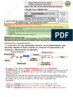 Taller No 9-F501 - Radicación-logartmación-Múltiplos-Divisores