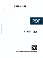 ZF 4HP22 Transmission Service Repair Manual