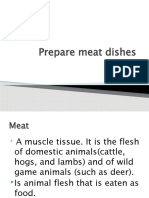 Prepare Meat Dishes