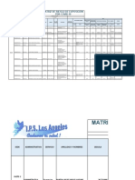 Matriz Riesgo Sedes Pasto