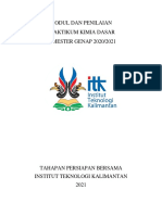 Modul Dan Penilaian Praktikum Kimia Dasar Genap 2020-2021