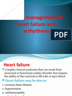 Dental Management of Heart Failure and Arrhythmia