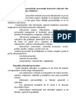 Caracteristicile Procesului Instructiv-Educativ Din Grădiniţă În Republica Moldova.