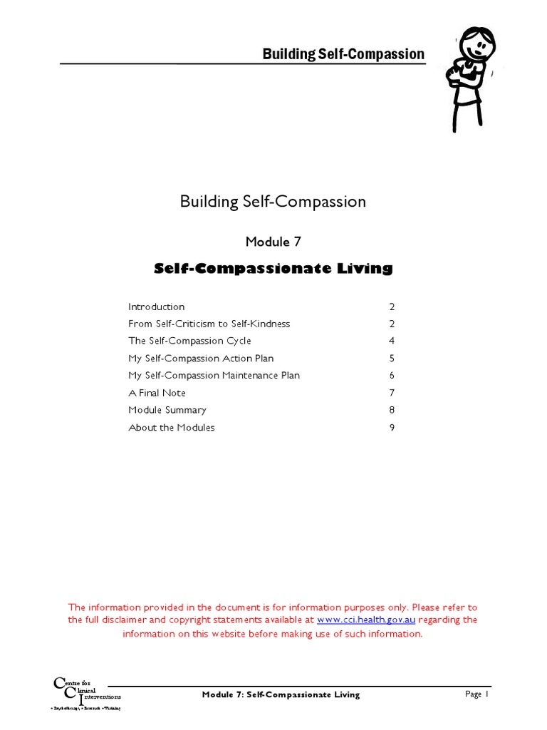 Building Self-Compassion - 07 - Self-Compassionate Living | PDF ...