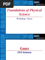 Foundations of Physical Science: Workshop: Gears