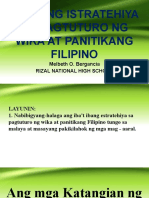 Iba Pang Istratehiya Sa Pagtuturo NG Wika at Panitikang Filipino