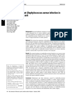 Methicillin-Resistant Staphylococcus Aureus Infection in A Cardiac Surgical Unit