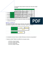 Exercices EXCEL