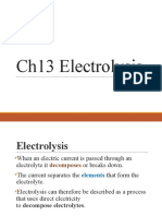 Ch13 Electrolysis