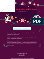 Spirituality and Religious