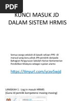 Kunci Masuk JD Dalam Sistem Hrmis